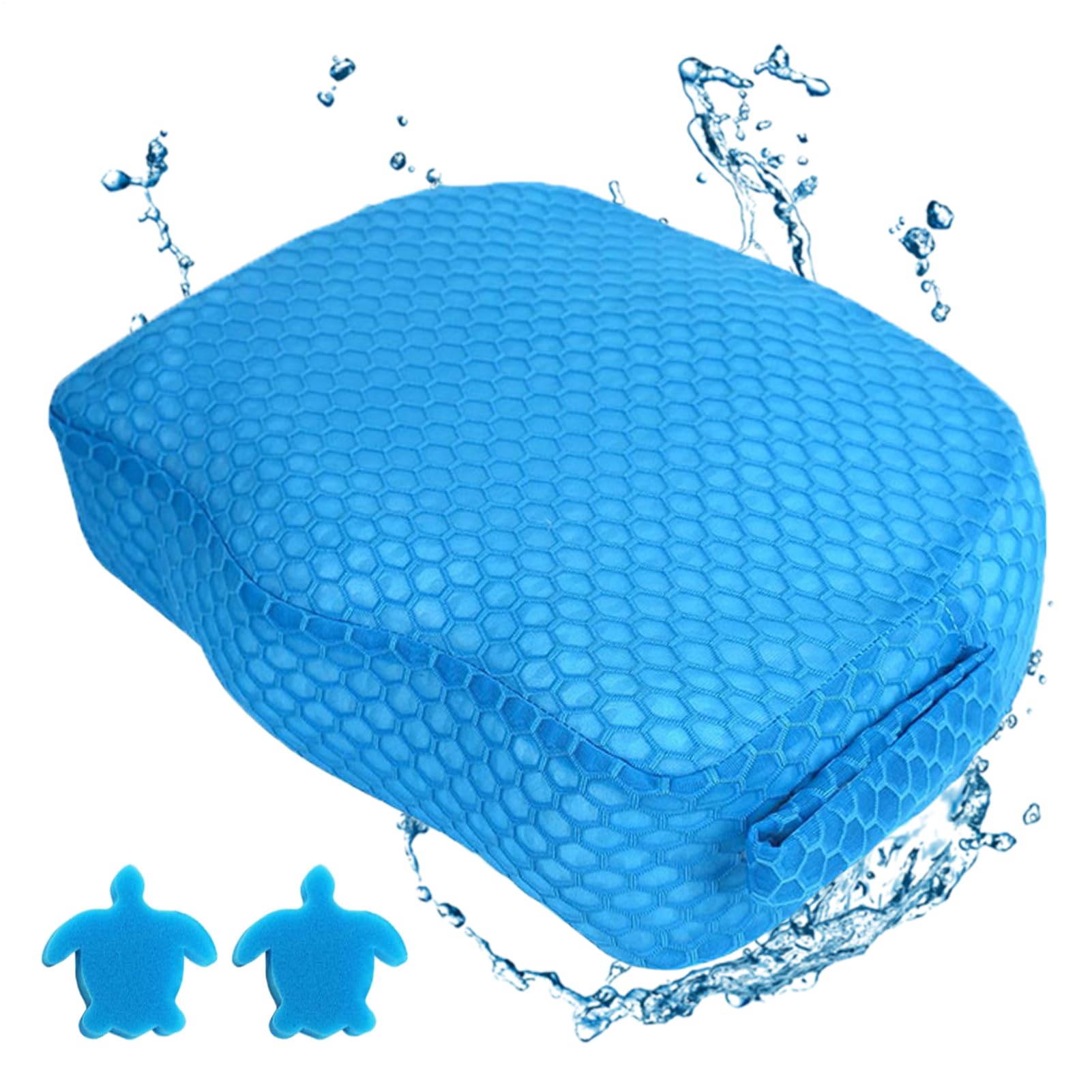 Generico Sedili per l'Idromassaggio per Adulti - Sedile per Spa,Rivestimento Anti Galleggiamento Antiscivolo in Rete Aria 3D per Relax in Piscine Esterno e Idromassaggio