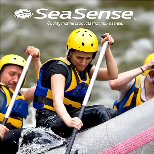 Miniatura 6 de SeaSense - Remo de aluminio para kayak y canoa, eje de aluminio, agarre en T, hoja de polipropileno, para adultos, ideal para recreativo, deporte,