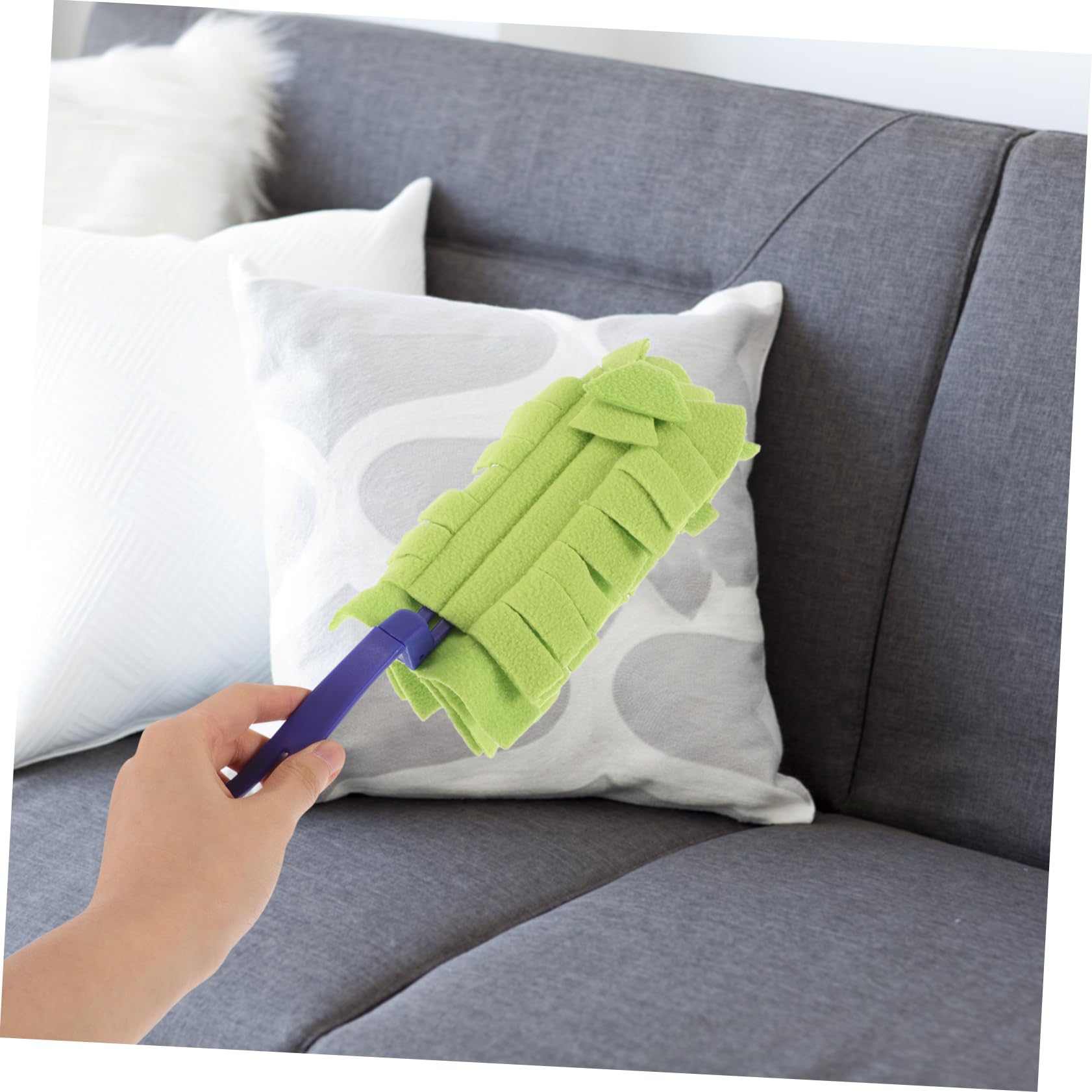 Vaguelly Recambios de Plumero de Microfibra 6 Piezas de Tela Lavable para Limpieza Seca y Húmeda, Toallitas Reutilizables para Polvo en Persianas, Ventanas y Suelos, Uso Doméstico