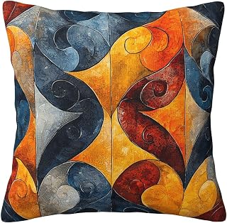 Decorative Throw Pillow Case Cushion Cover Pillowcase 18x18 Inch for Sofa Couch Bed Home Decor, Ancient Greek Art