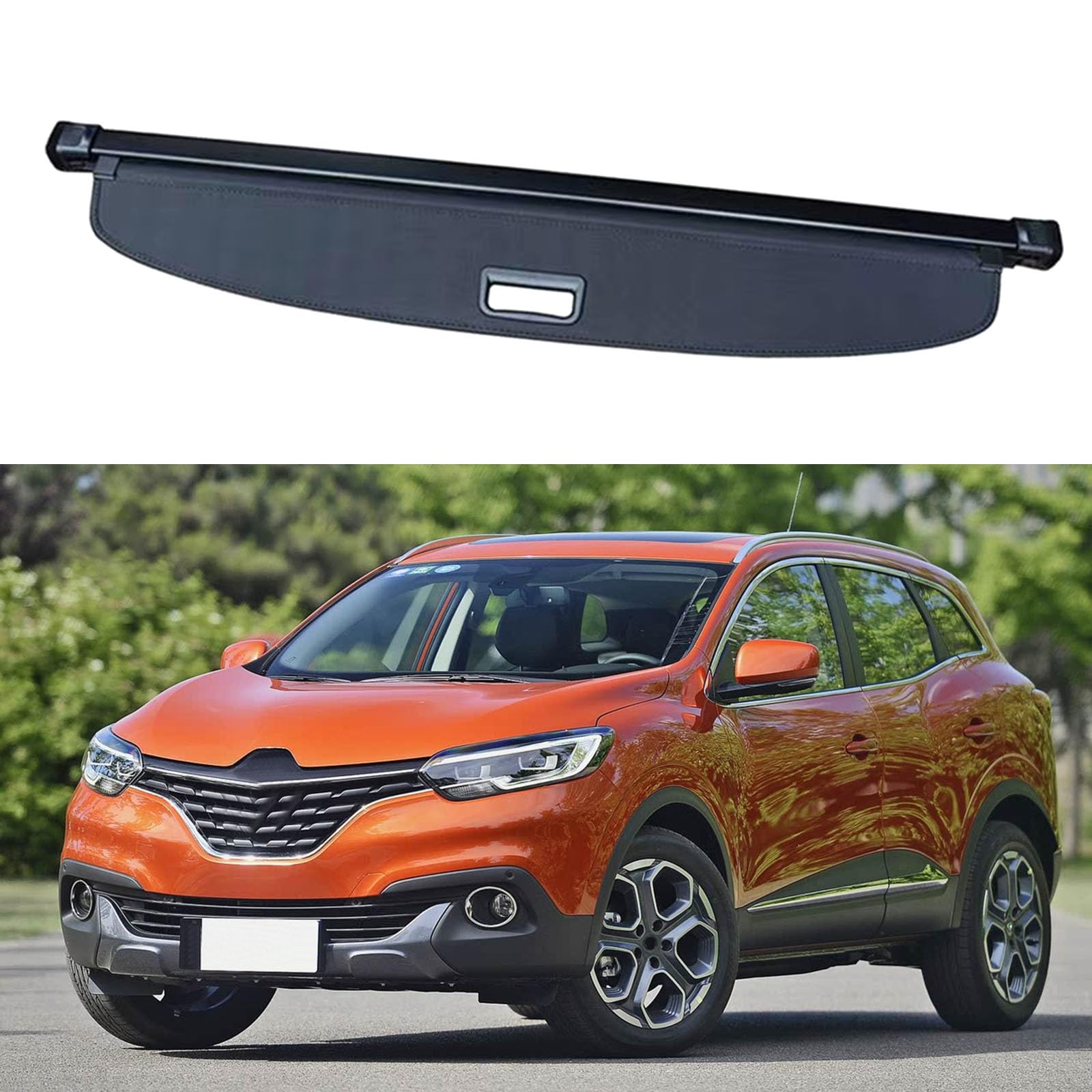 SXLGDW Car Retractable Rear Trunk Parcel Shelf,Compatible with Renault Kaleja 2016-2021,Car parts