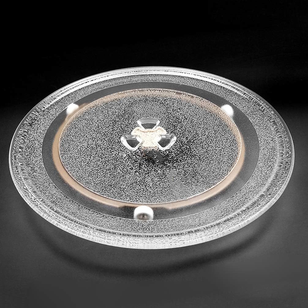 Cabilock 4pcs Microwave Glass Turntable Holder Microwave Oven Tray Support Wheels for Even Heating and Easy Rotation Replacement for Glass Turntable Plates