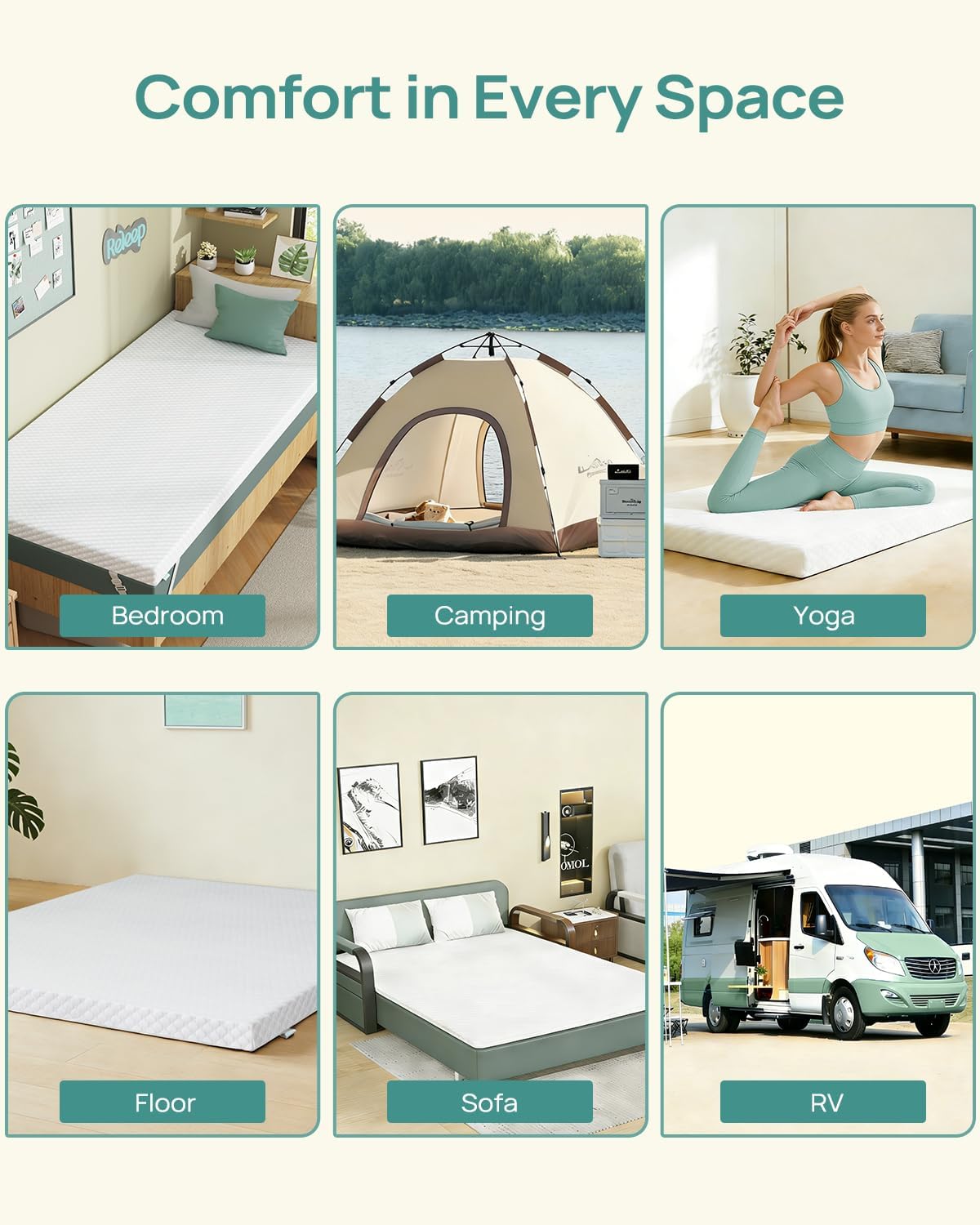 3 Inch Twin XL Gel Mattress Topper for College Dorm, Cooling Firm Bed Topper for Pressure Relief, Orthopedic Support Mattress Topper with Non-Slip Washable Cover, CertiPUR-US Dorm Bed
