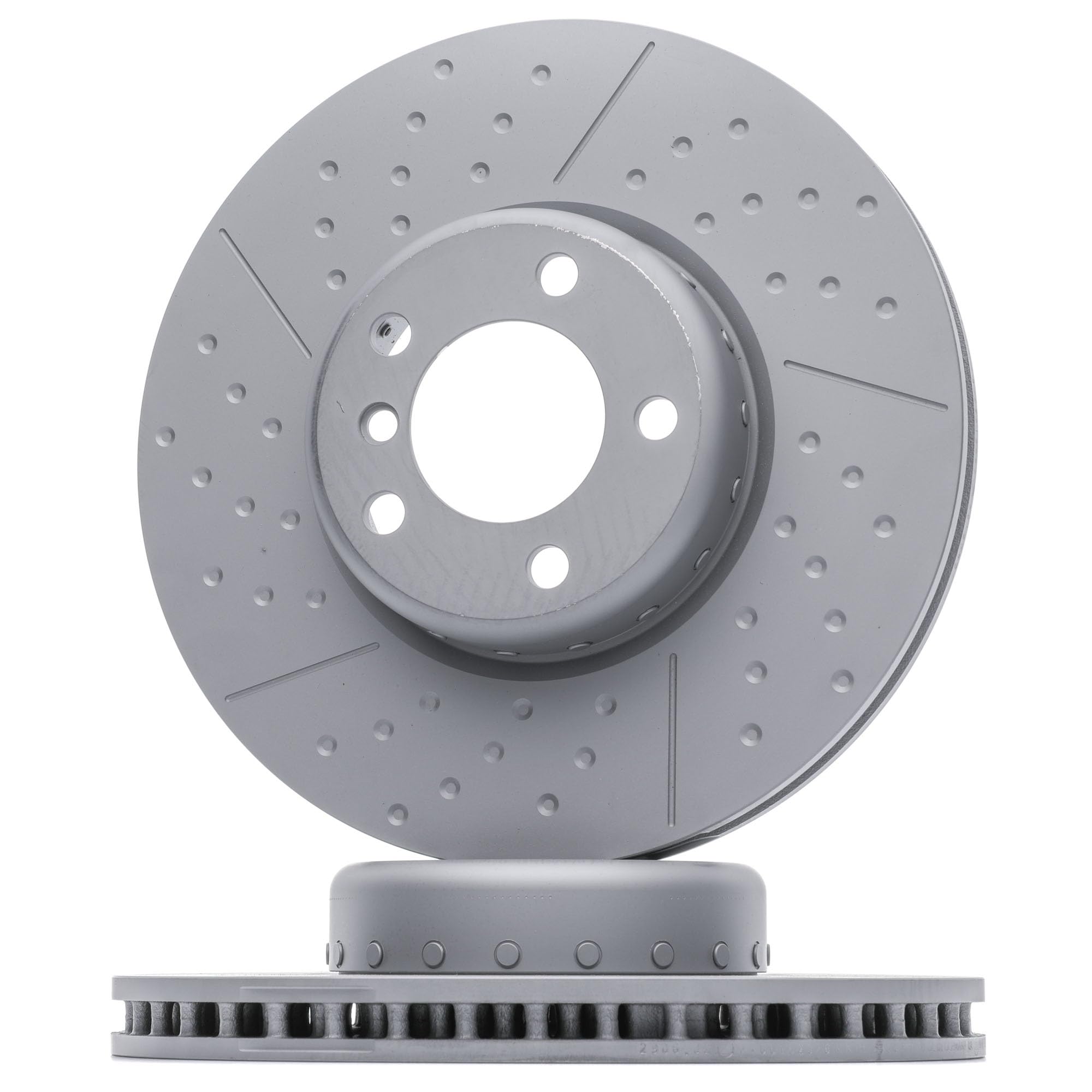 Dischi Freno Anteriori Per Chrysler Voyager 2.5 CRD Rg 15 Inch Ruote 01-02 - Foto 7