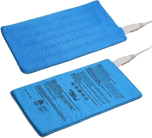 Miniatura 3 de GOQOTOMO - Almohadilla térmica eléctrica grande para aliviar el dolor de espalda y calambres, XL 12 x 24 pulgadas, almohadilla térmica ultrasuave
