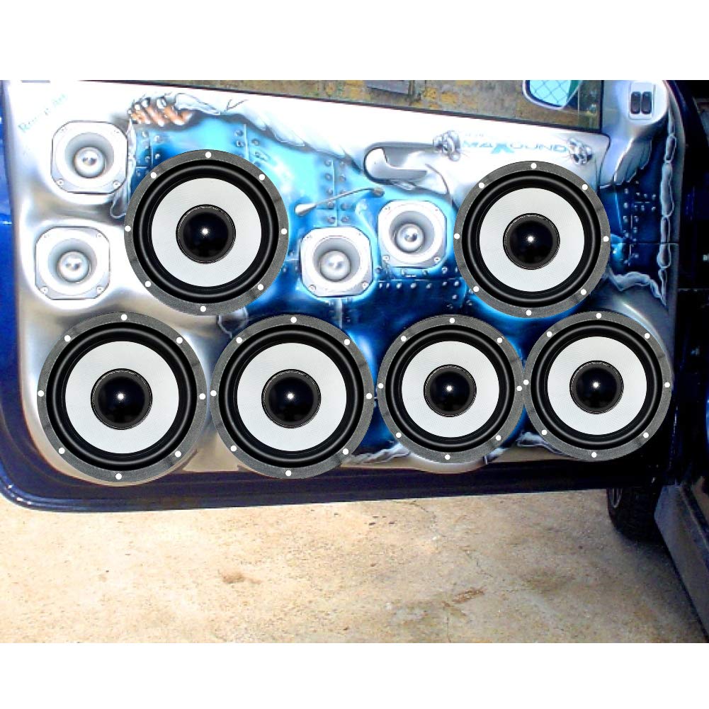 MASTER AUDIO 1 MA20BT/4 woofer Profesional 20,00 cm 200 mm 8" 150 vatios rms 300 vatios máx 4 ohmios sensibilidad 92 db suspensión de Goma Coche, 1 Pieza