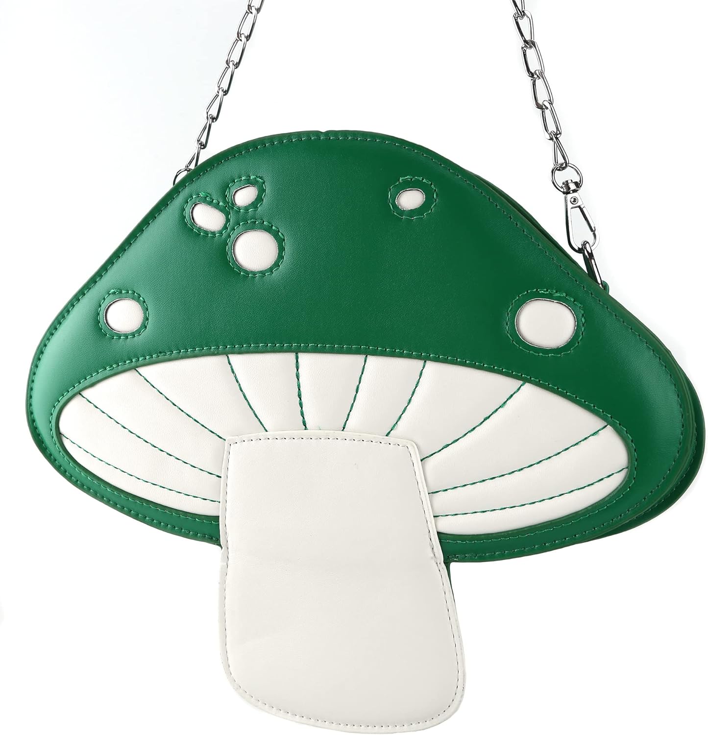 QiMing Mushroom Shoulder Purses,PU Lovely Botany CrossBody Bag for Girl Women - Image 2