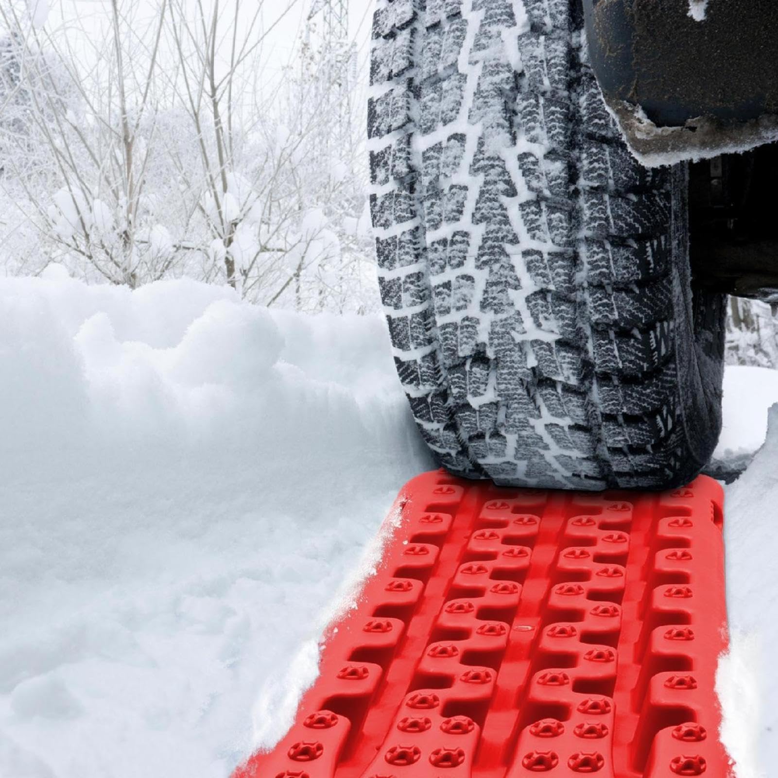 2 Piastre Di Sabbia Fuoristrada, Piastre Di Sabbia Per Scaletta | Per Pneumatici Con Tappetino Di Trazione Per Uso Esterno Su Neve, Sabbias, Fango Per Veicoli Fuoristrada E Campers, 10T