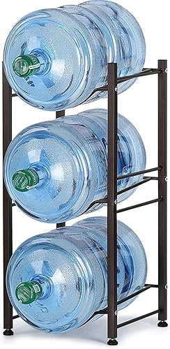 Soporte para botellas de agua de 5 galones, estante para jarra de agua de 4 niveles, estante enfriador de agua para botellas de agua de 5 galones,