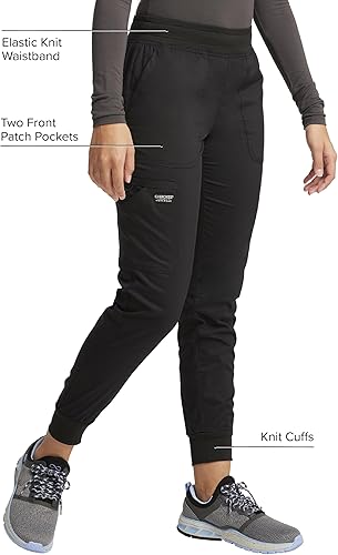 Miniatura 2 de Cherokee WW115 - Pantalones deportivos para mujer, ajuste clásico y moderno, con 5 bolsillos, cintura de punto elástico