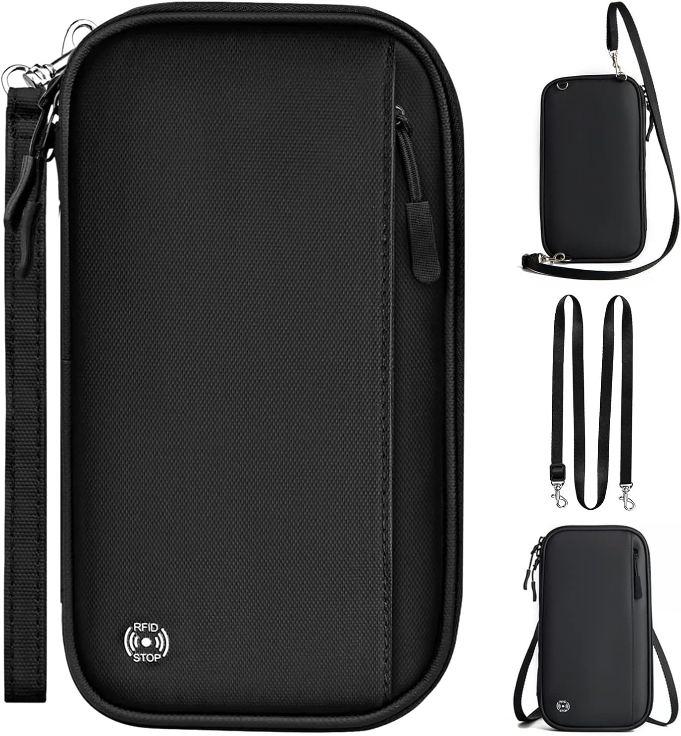 Pochette Organiseur Voyage Famille - Passeport RFID - Sac Bandoulière étanche