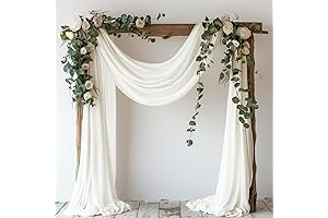 Wokceer Arch Draping Fabric For Aisle and Home Decor