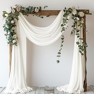 30+ Industrial Chic Wedding Decor Ideas For Modern Couples 40 Wokceer Wedding Arch Draping Fabric 28.7