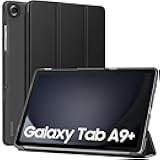 MoKo Case for Galaxy Tab A9+/A9 Plus 11 inch 2023, Slim Stand Protective Smart Cover with Hard PC Translucent Back Shell for Tab A9 Plus Tablet (SM-X210/X216/X218), Auto Wake/Sleep, Black