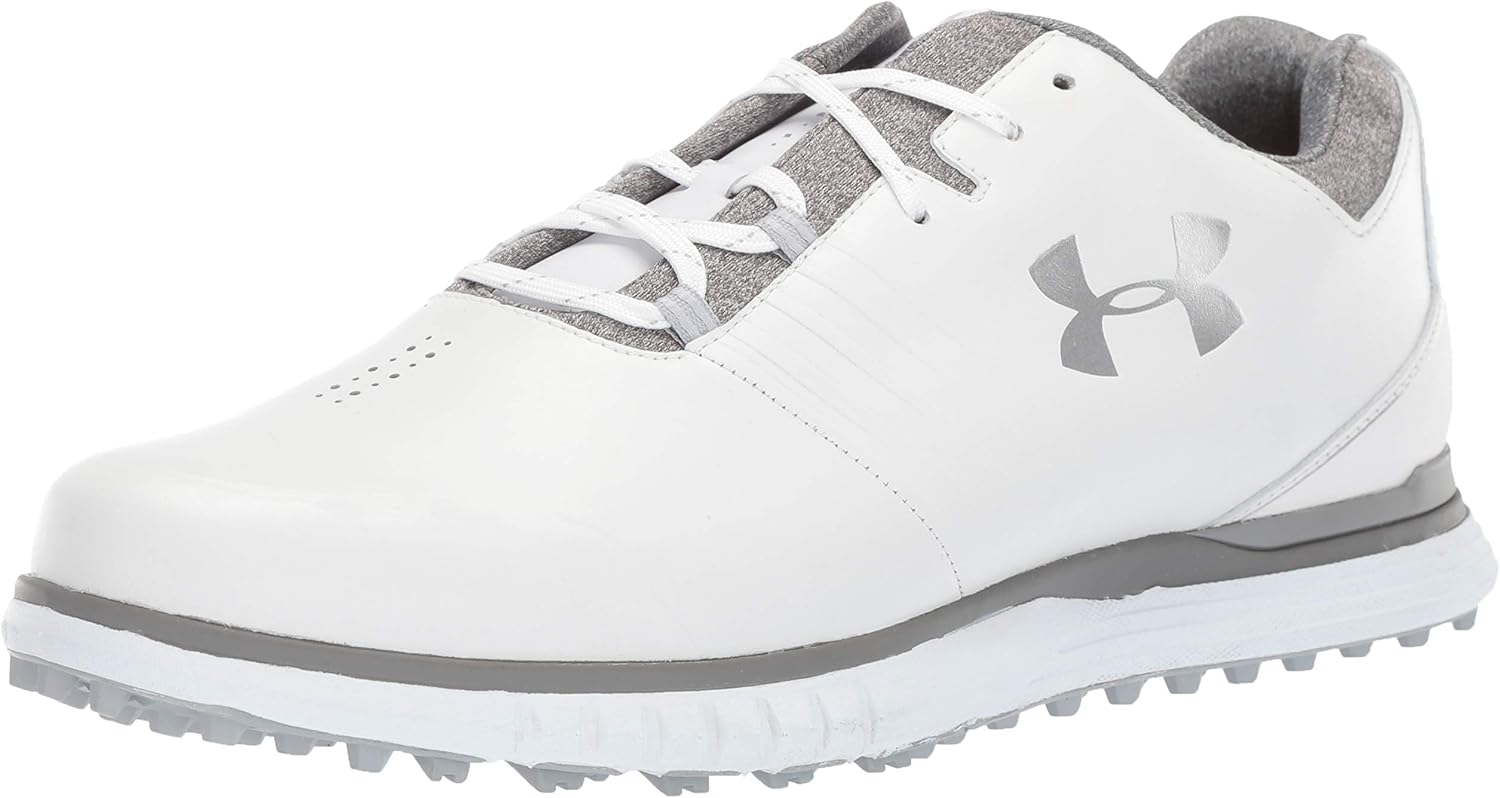 Under Armour Men's Showdown Golf Shoe 12 White (101)/Metallic Silver