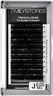 Extensiones de pestañas de 0.002 in de grosor...