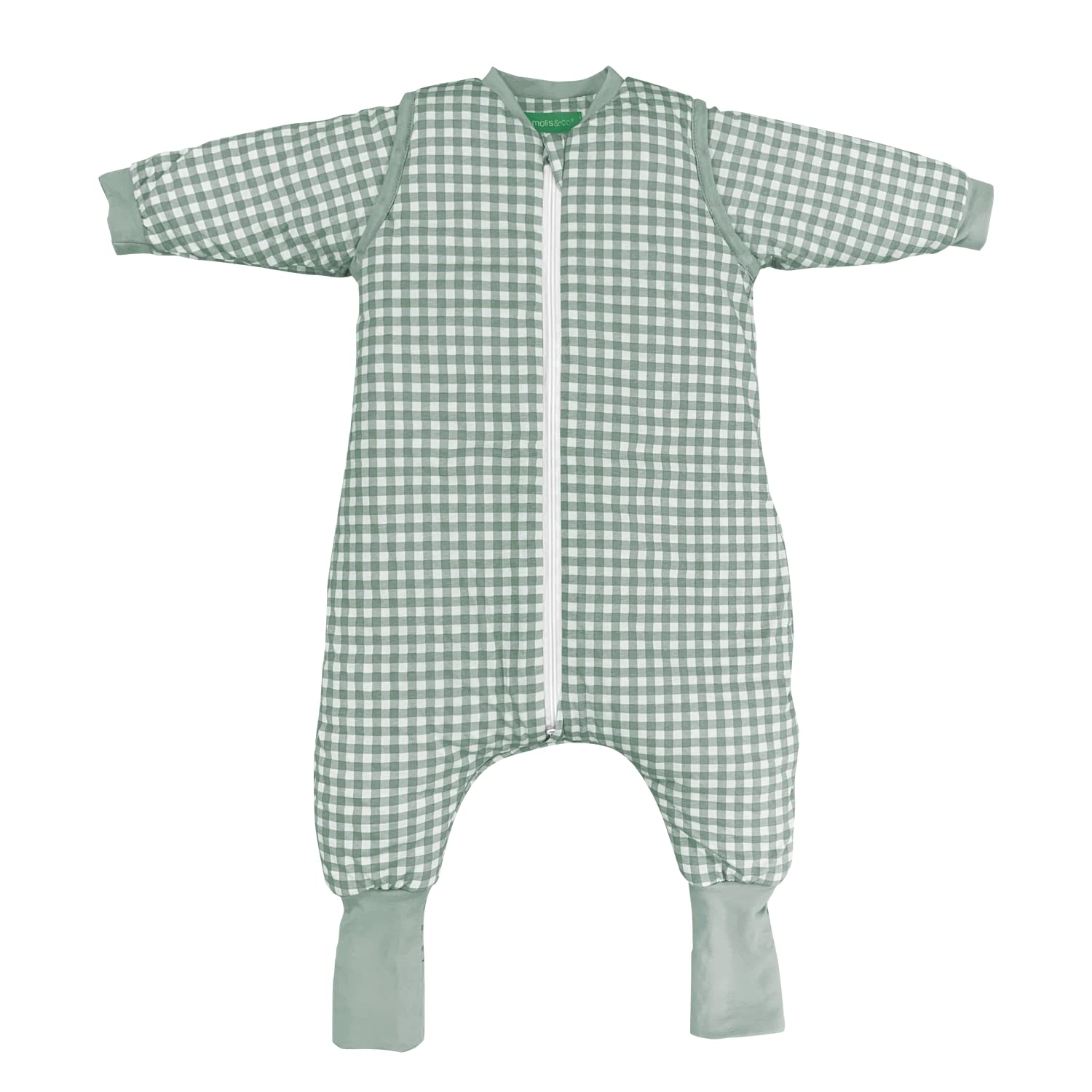 molis & co Babyslaapzak met voeten, afneembare mouwen en sokken, ideaal molis & co Babyslaapzak met voeten, afneembare mouwen en sokken, ideaal