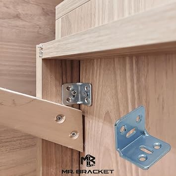 MR.BRACKET 10 names. L Iron Miter Bracket 30x25x25mm - Furniture Cabinet Shelf Table Corner Link Joint Fixing Apparatus