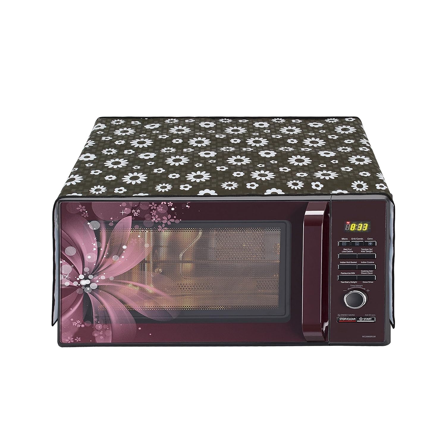 Zostera Microwave Oven Cover Compatible With IFB 34 L Microwave Oven Top Cover (34BIC1, 59.2 × 54 × 38.6 ) Black-picture-19
