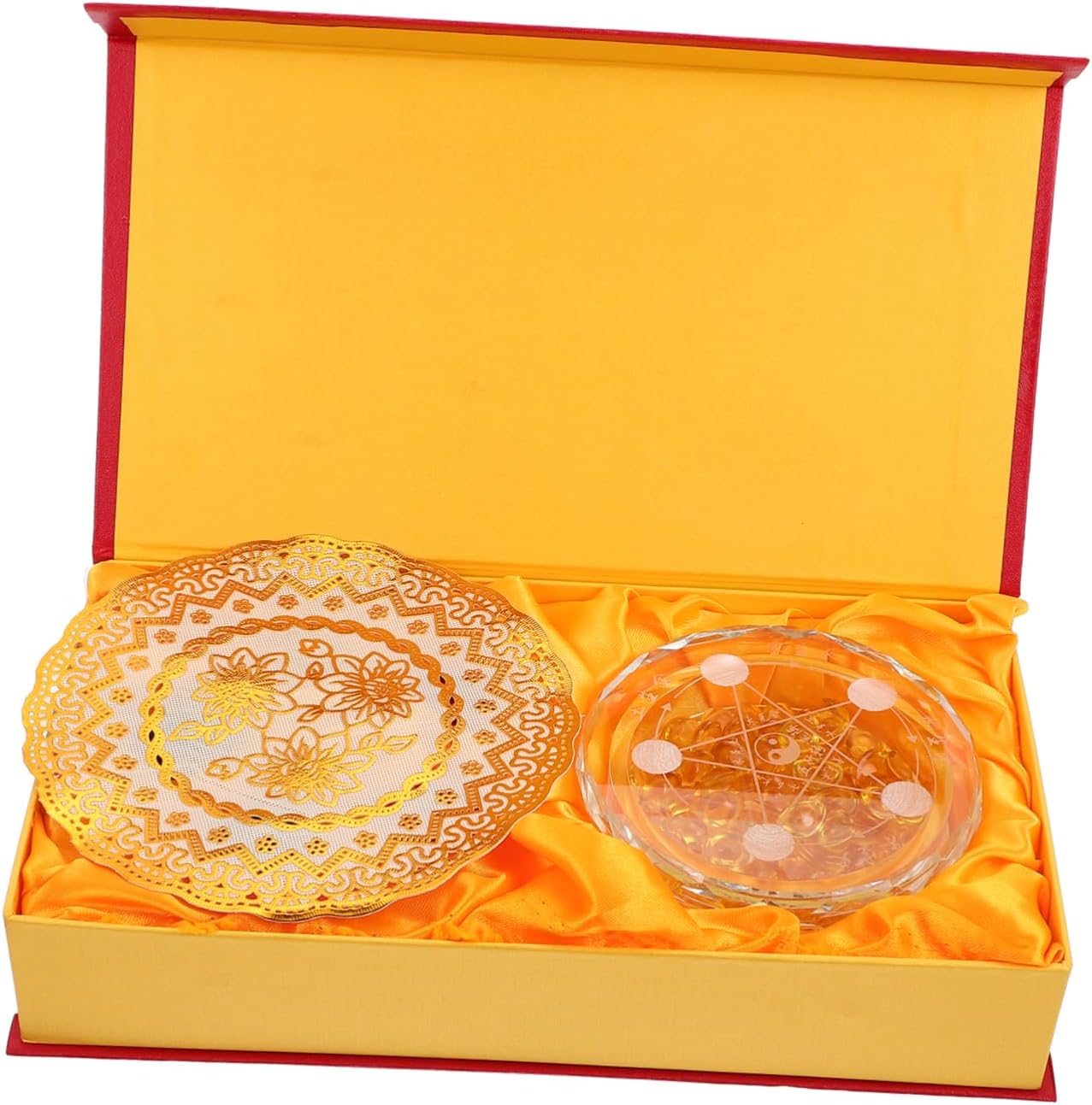 1 Set Meditation Ball with Base Feng Shui Home Decor for Relaxation Energy for Yoga Spa and Tabletop Decoration Housewarming