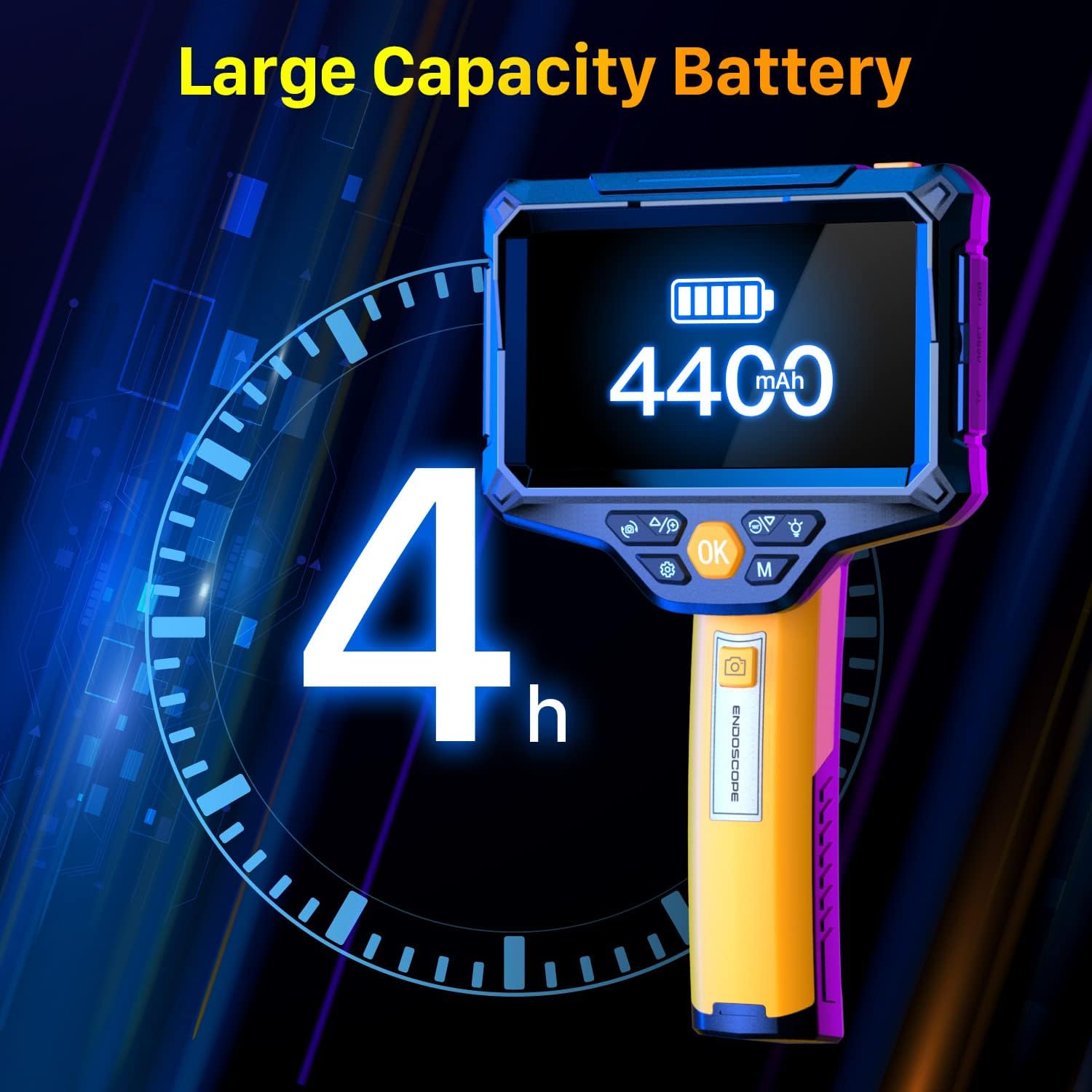 Buy Triple Lens Borescope, FOXOLA Endoscope Camera with Light, 5