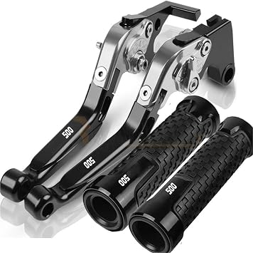 Motorcycle part Folding Extendable Brake Clutch Levers Motorcycle Accessories Parts Adjustable Handle For H-onda CB500 1994-1996Black3