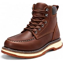 EVER BOOTS Men's Work Boots Soft Moc Toe 6" Construction Workboots