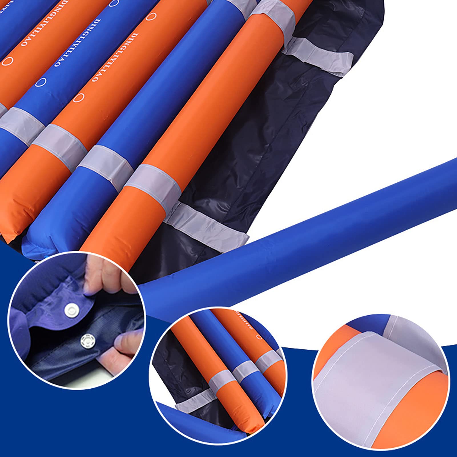 Cojín Colchón antiescaras de presión alterna con Bomba Cama Inflable Desmontable Impermeable y Transpirable El Aire se Adapta a una Cama de Hospital estándar