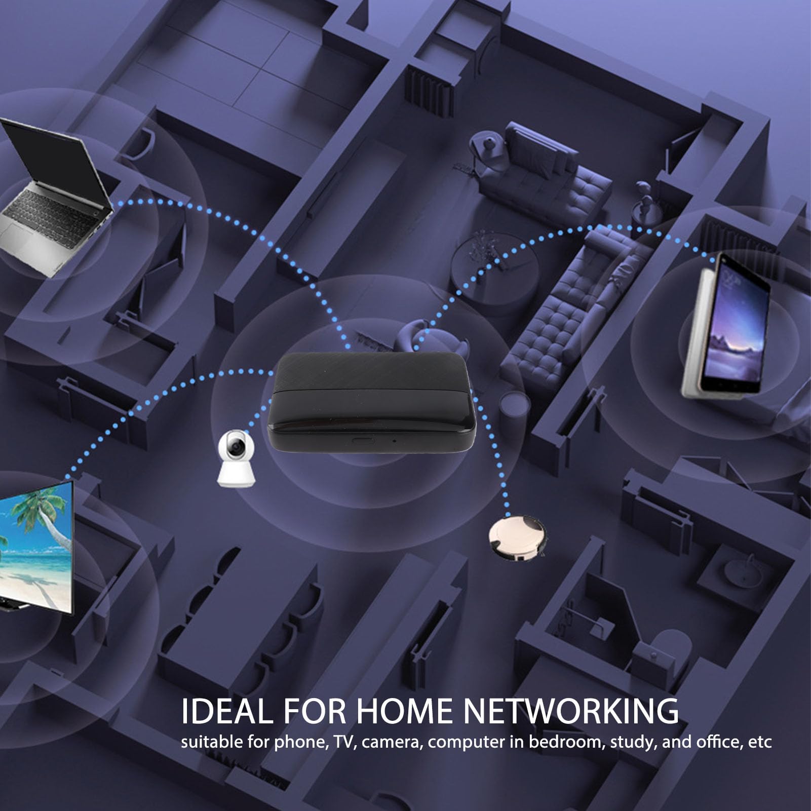 Router Wi-Fi 4G, Router z Modemem 4G LTE z Gniazdem Karty Nano SIM 300 Mb/s 10 Użytkowników Udostępnij WPA Szyfrowanie WPA2 Mobilny Hotspot Wi-Fi w Europie, Mobilny Router