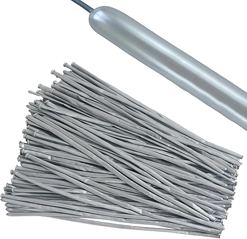 Miniatura 9 de 100 globos largos de 260 globos de animales torcidos, globos de látex para decoración de cumpleaños, bodas, fiestas (verde claro)