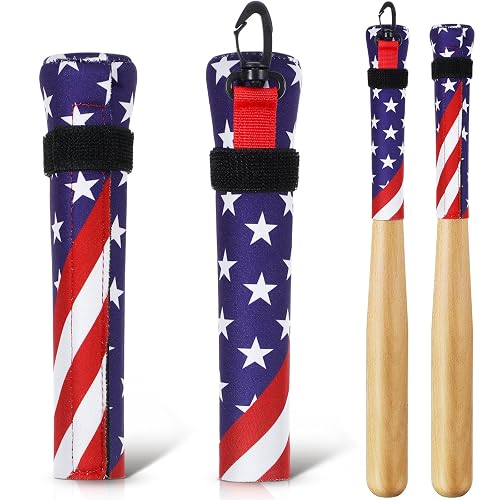 2 Pack Baseball & Softball Bat Cover Wooden Baseball Bat
