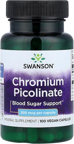 Swanson Chromium Picolinate 200mcg (100 Capsules)