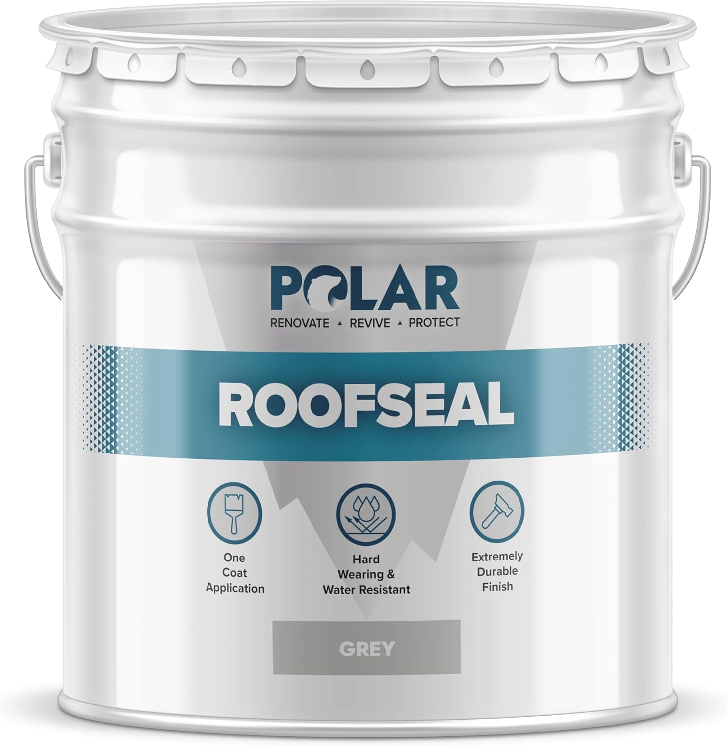 Polar Premium Leak Seal Grey Paint - 20KG - Instant Waterproof Roof ...