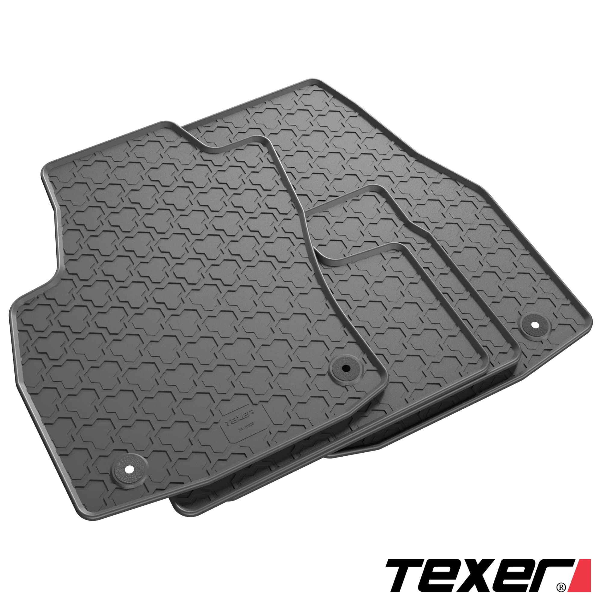 CARMAT TEXER - Tappetini in Tessuto, Adatti per Opel Astra III H Anno di Costruzione 2004-2014 Basic