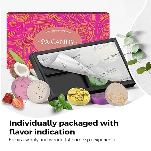 Miniatura 7 de Vaporizadores de ducha para mujer, 8 unidades, bombas de baño, regalos de cumpleaños para mujeres, bombas de ducha para mujeres, regalos de Navidad,