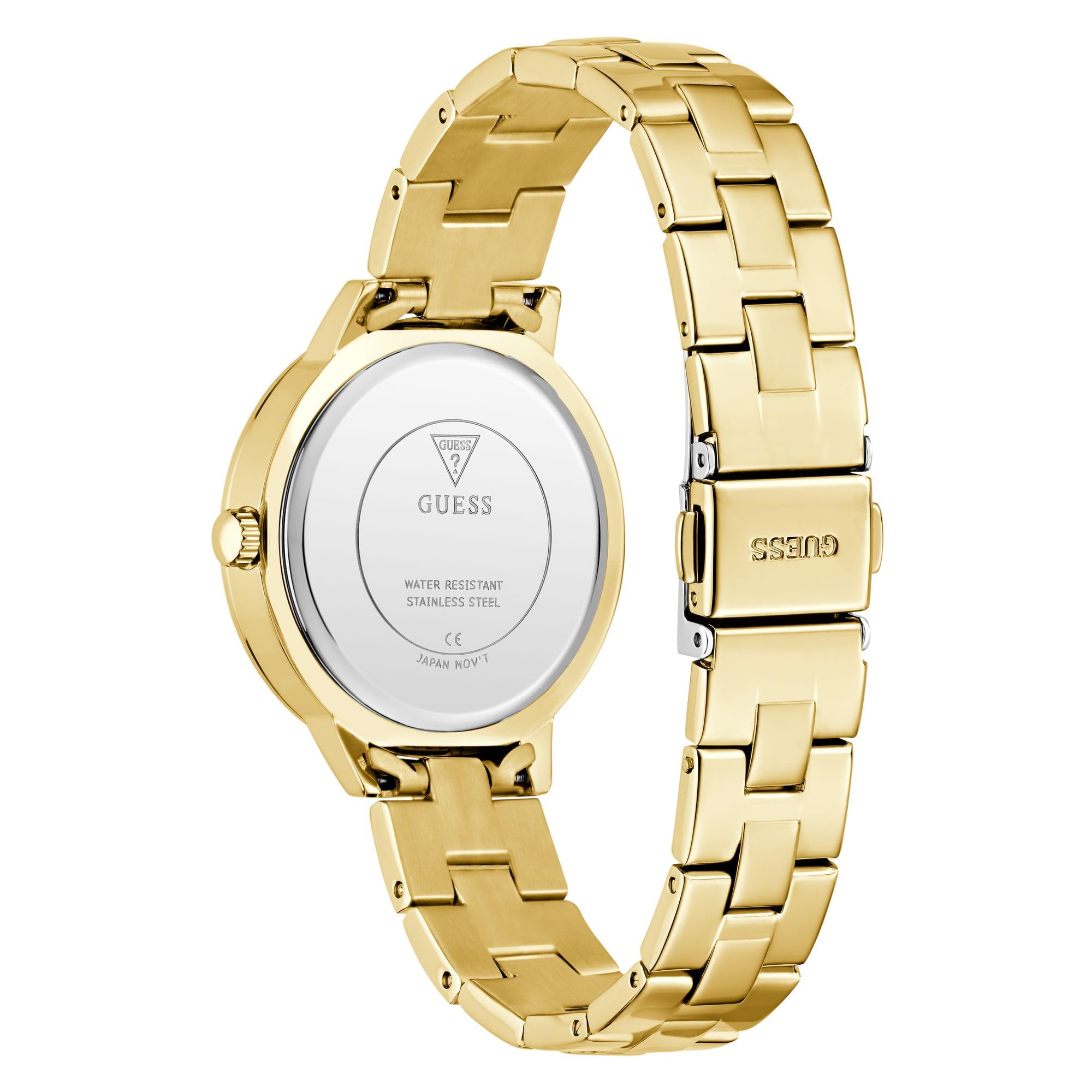 Guess GW0944L2 G Lace - Reloj de Pulsera para Mujer (34 mm, Correa de Acero Inoxidable y protección contra el Agua de 3 Bares)