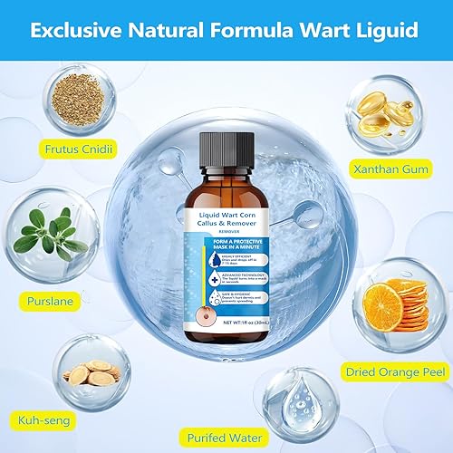 Miniatura 3 de BITANK Removedor de callos de maíz de acción rápida, removedor de verrugas congelado con ácido salicílico para verrugas plantares, congelación de