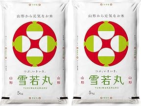 Harvest Season Harvest Season White Rice Produced in Yamagata Prefecture, 22.0 lbs (10 kg) (11.0 lbs (5 kg) x 2 Bags
