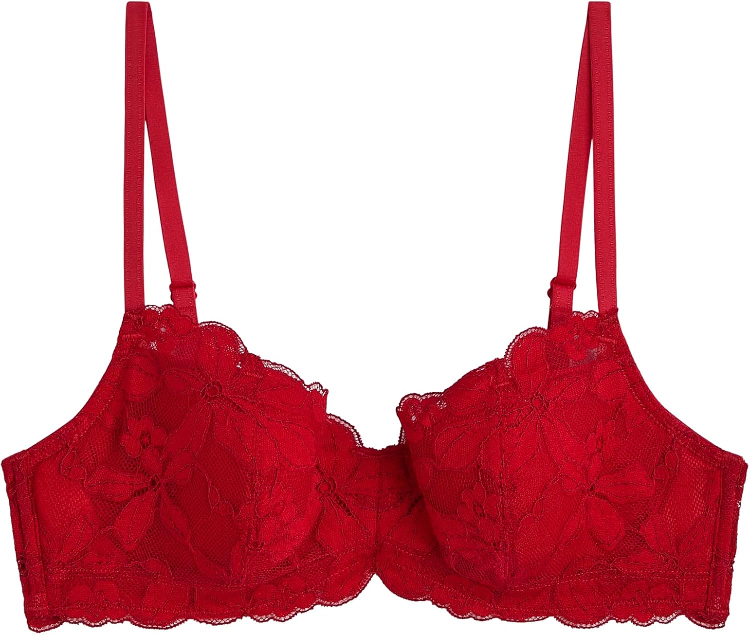 b.tempt'd Womens Feeling Famous Lightly Padded Balconette Underwire Bra, 953309 - Image 5