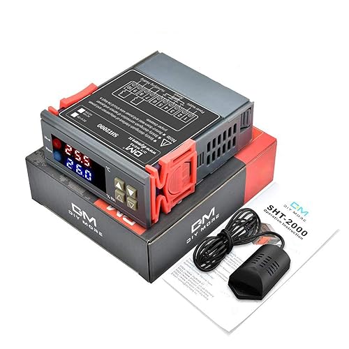 Miniatura 7 de diymore Termostato digital multiusos de temperatura Fahrenheit termostato con sensor (110-220V) ITC-1000F para fermentador de refrigerador,