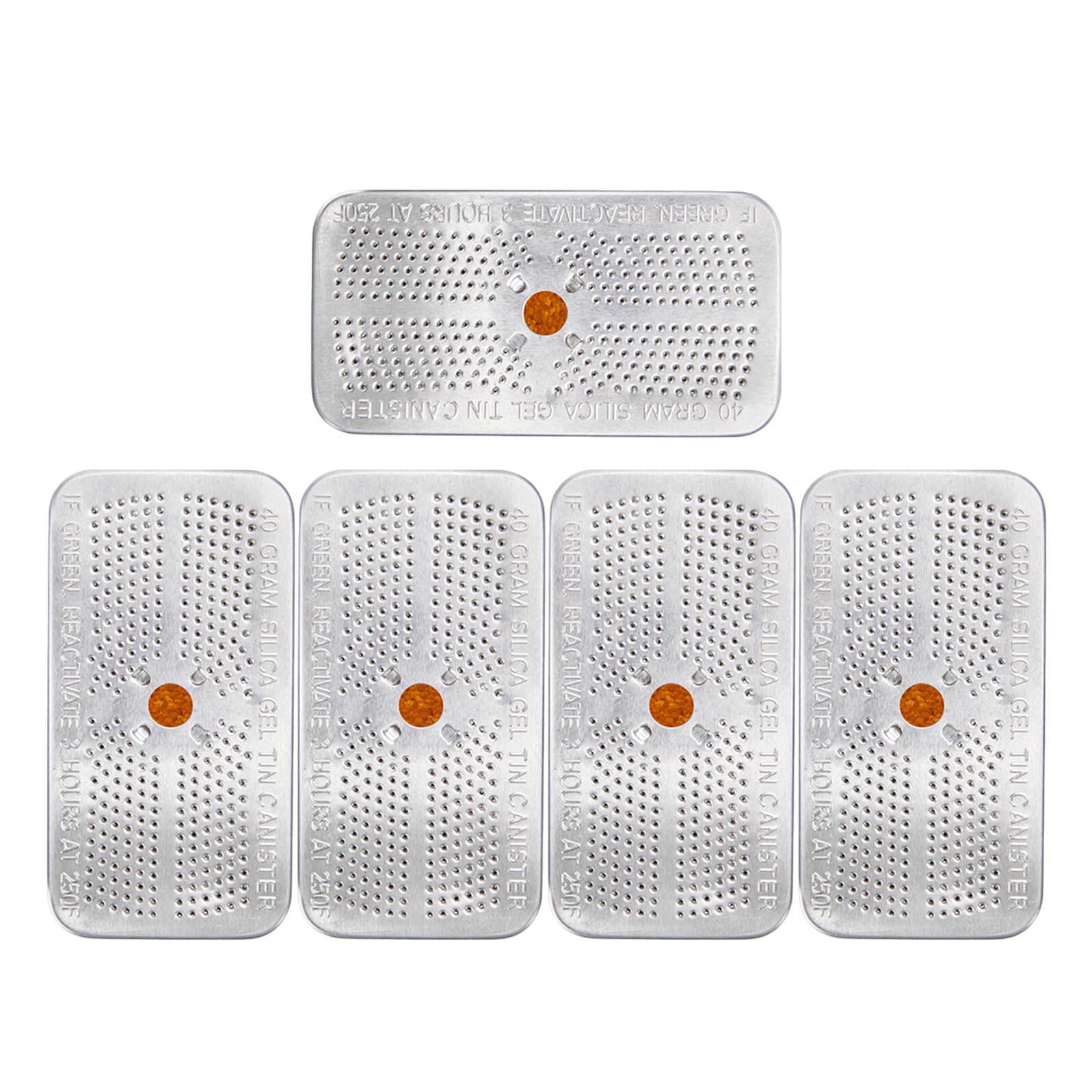 Essiccante di Silice 40 Grammi, 5 Pezzi, Contenitore