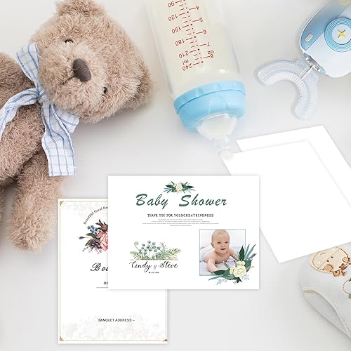 Miniatura 6 de Goefun - Paquete de 100 cartulina blanca en blanco de 5 x 8 pulgadas, papel de impresora de tarjetas planas de 80 libras para invitaciones,