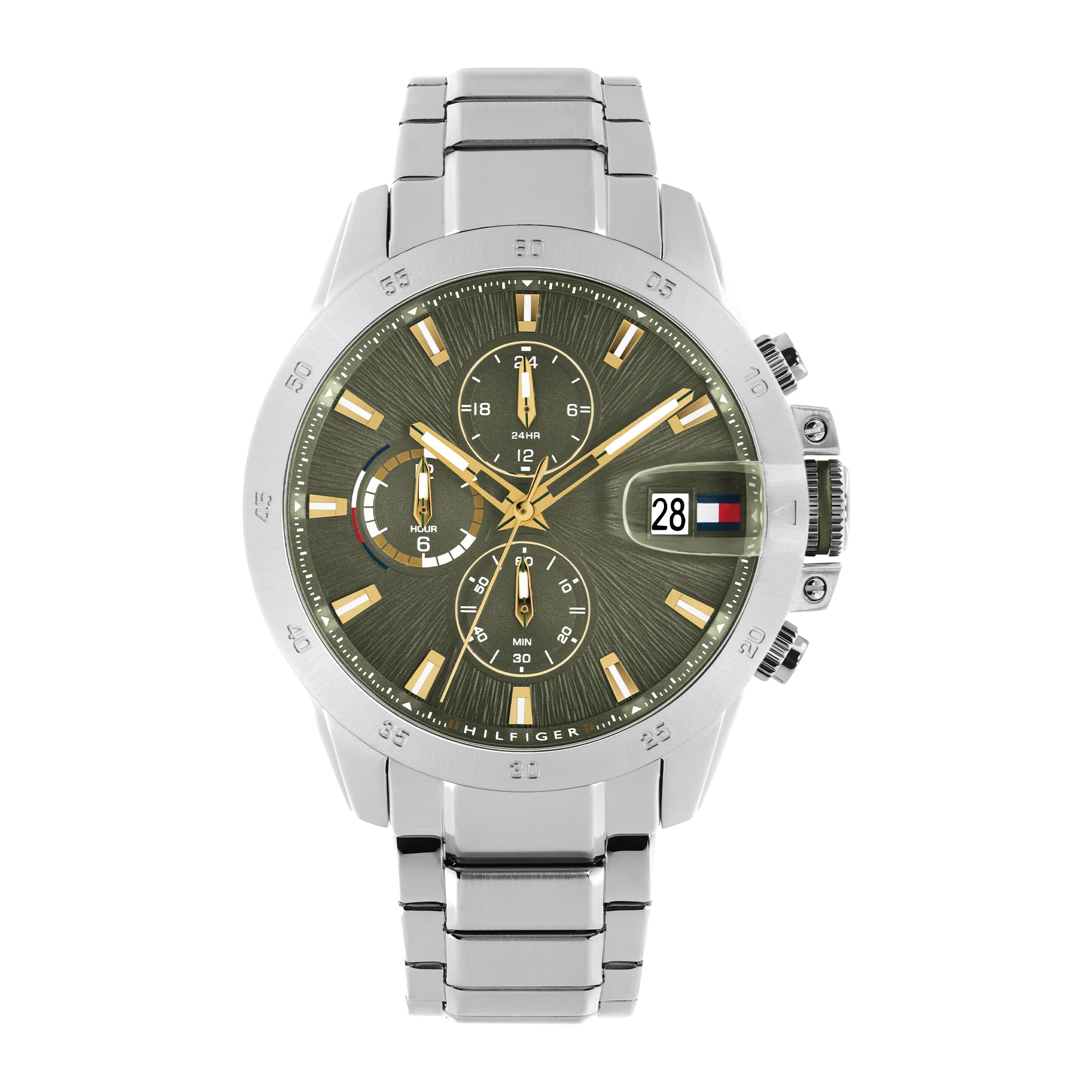 Amazon Tommy Hilfiger Watch Dual Time Tommy Hilfiger Men's 'Denim
