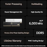 Vista 2 de TEAMGROUP T-Create Expert Overclocking 10L DDR5 32GB Kit (2 x 16GB) 6000MHz (PC5-48000) CL30 Intel XMP 3.0 y AMD EXPO Módulo de memoria