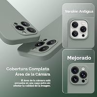 Vista 5 de Funda magnética para iPhone 15 Pro, compatible con MagSafe, [protección completa de la cámara][protector de pantalla] funda protectora de silicona a