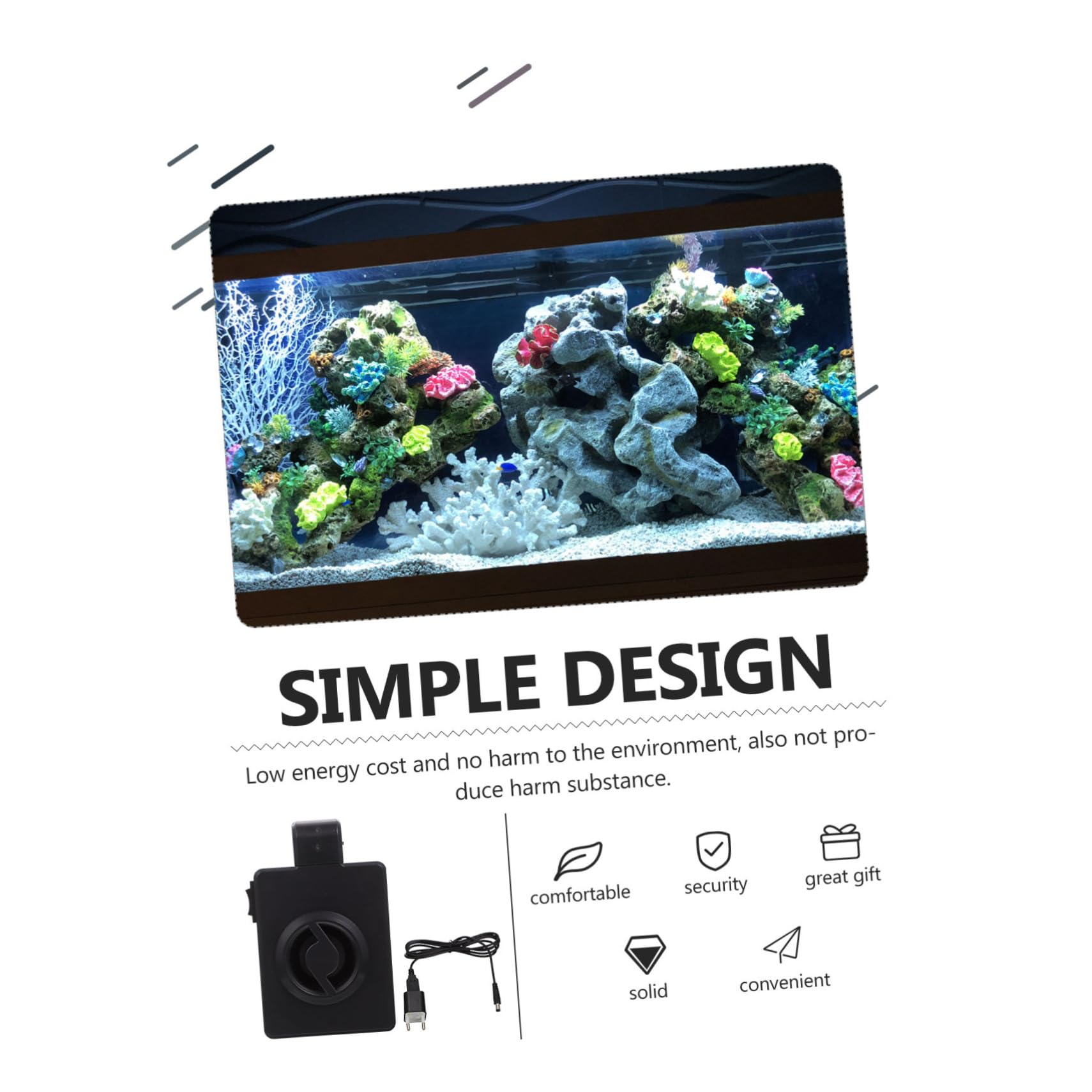 Veemoon 2 Pièces Ventilateur de Réfrigération pour Aquarium Ventilateur Ajustable pour Réservoir de Poissons Outil de Refroidissement Silencieux et Pratique