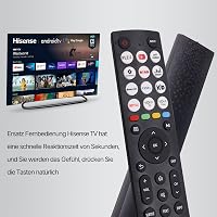 FOXRMT Távirányító Hisense Vidda UHD Smart 4K TV-hez - 12 Gyorsgombbal, Programozás Nélküli Használat, 8m Hatótáv, ERF2J36H Modell 2