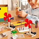 DECHOUS 6 Sets DIY Fan Making Kit Educational Science Experiment for Creative Projects Easy Assembly Wooden