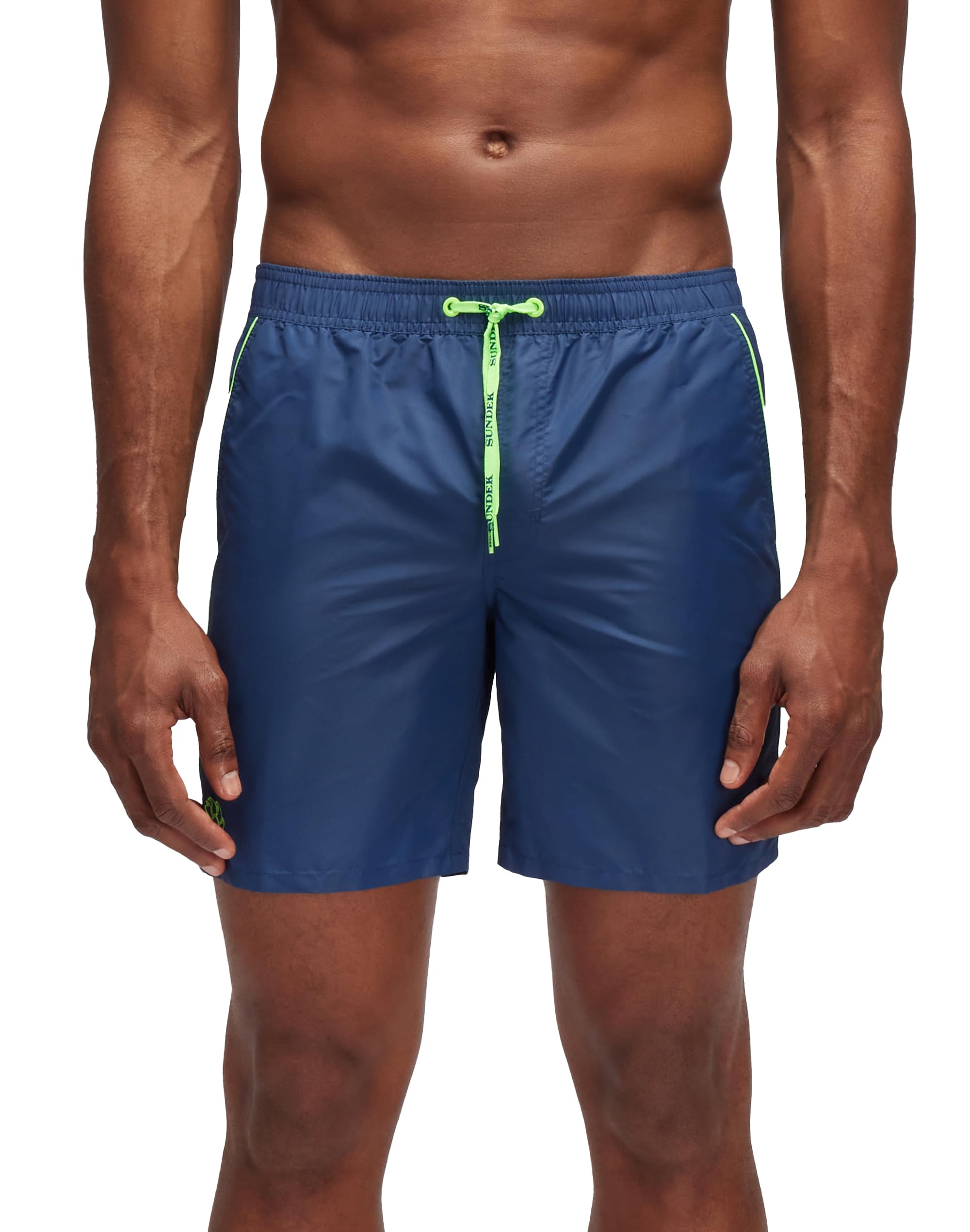 Sundek Cosume Short M420BDTA100 00702 Navy 02 Col Blu XL/Blu Verde fluo