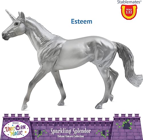 Miniatura 3 de Breyer Horses Stablemates Sparkling Splendor Deluxe Unicorn Set  Juego de 8 unicornios  Juguete de unicornio  Figuras de caballo  3.75 x 2.5